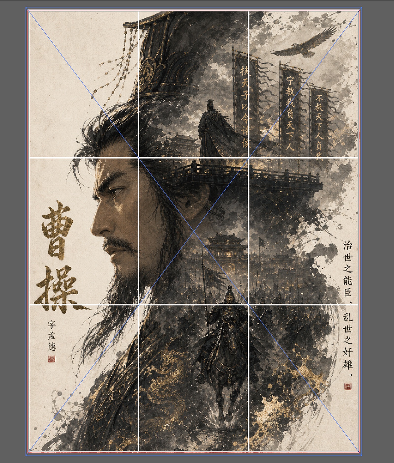 步骤三：修正字体与局部重绘